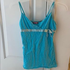 Blue tank top